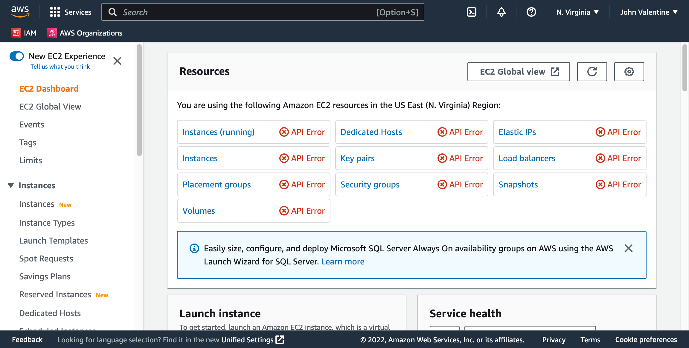 EC2 instance management denied due to SCP