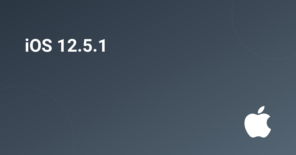 iOS 12.5.1