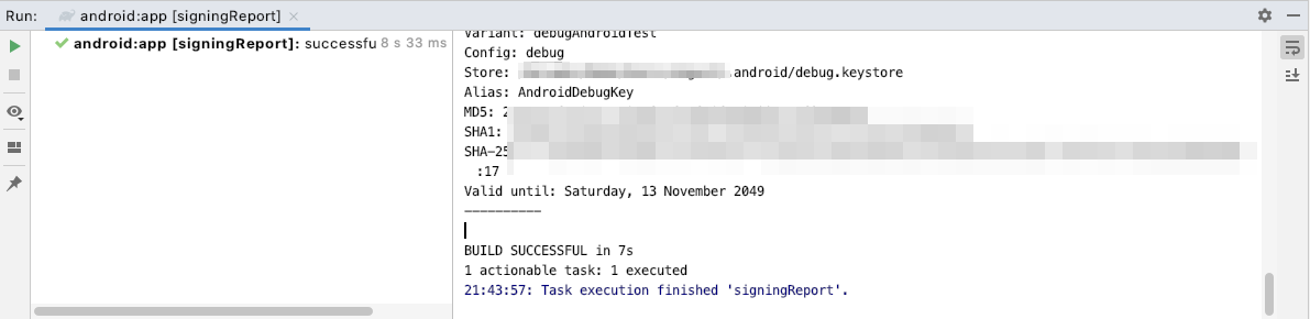  Android Studio Gradle panel