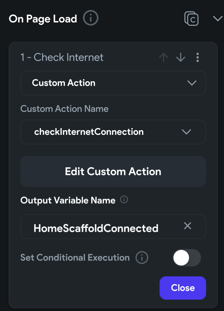 FlutterFlow custom action