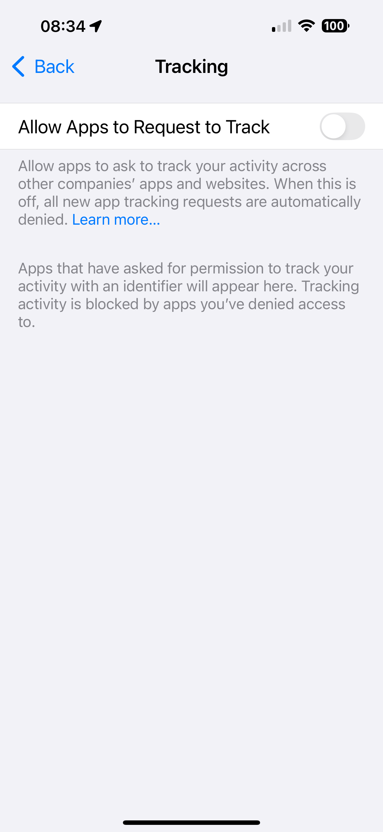 iPhone iOS 18.21 Tracking