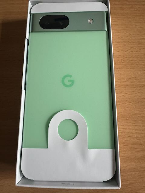 Unboxing the Pixel 8a (Back)