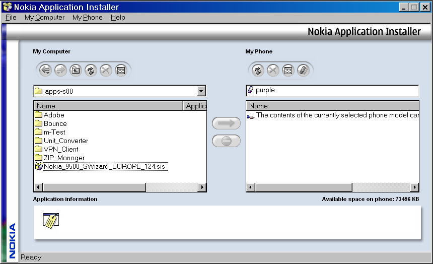 Nokia Application Installer
