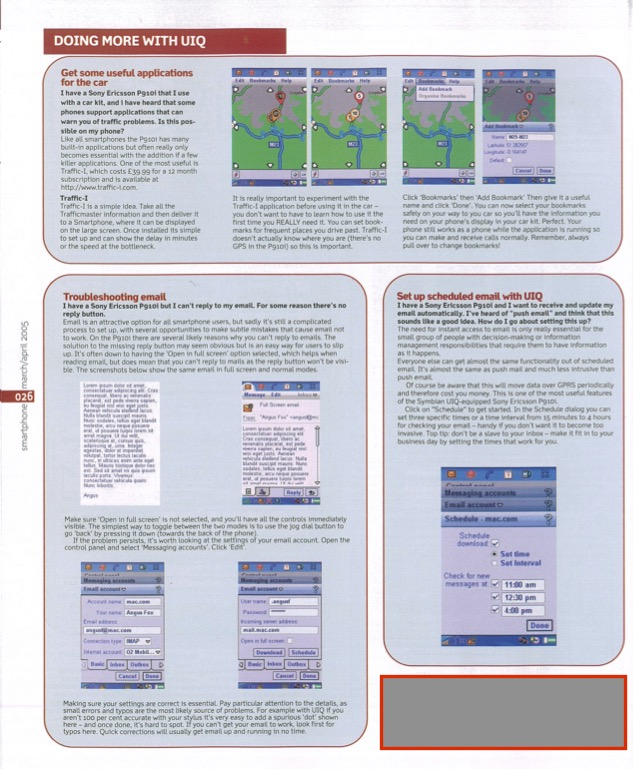 Setting up email on S60
