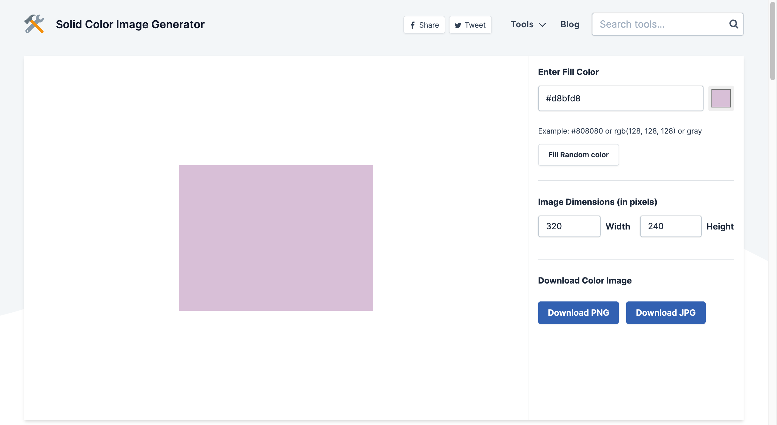 Solid Color Image Generator (MDiGi) 