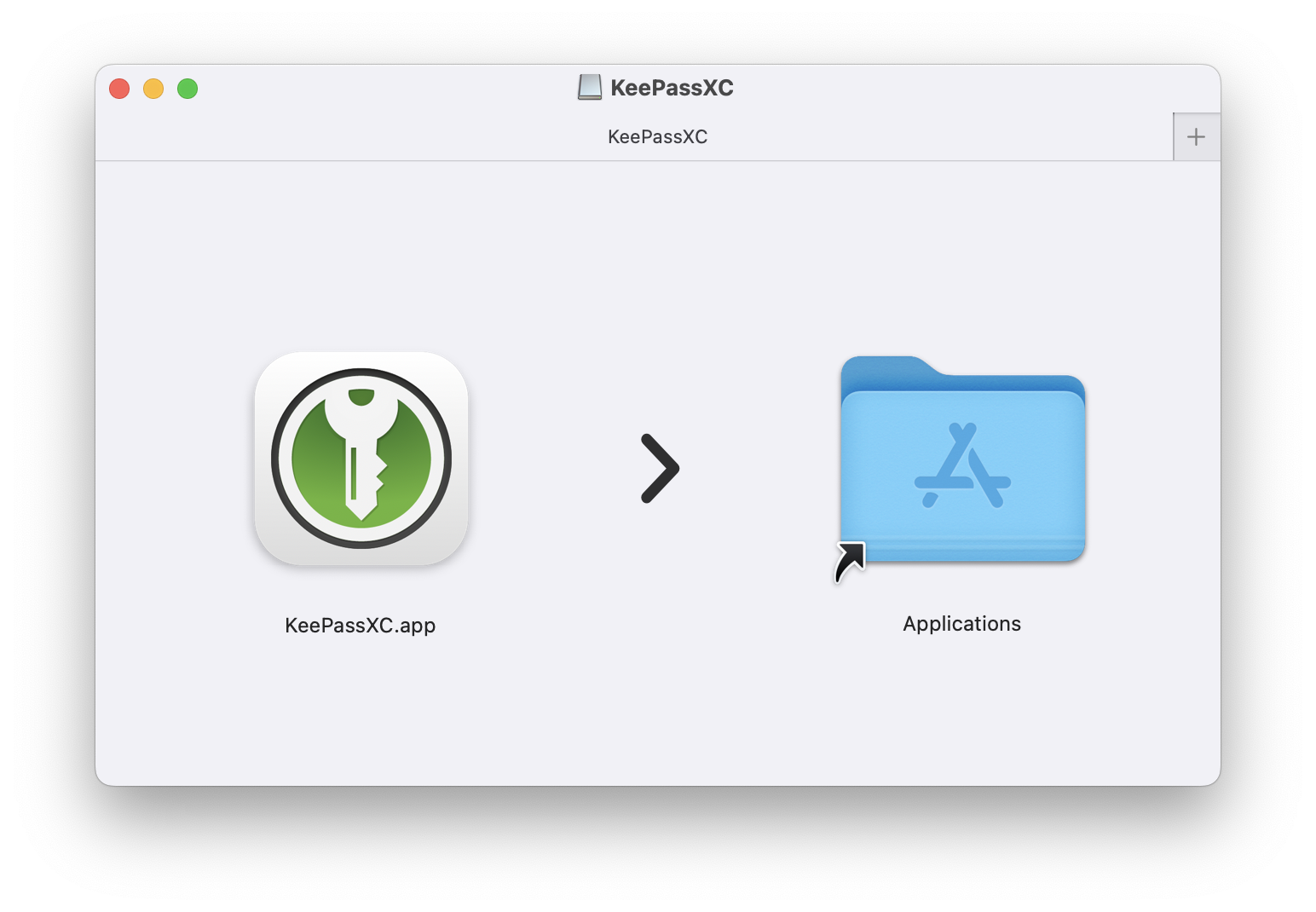 KeePassXC DMG Screenshot (macOS)