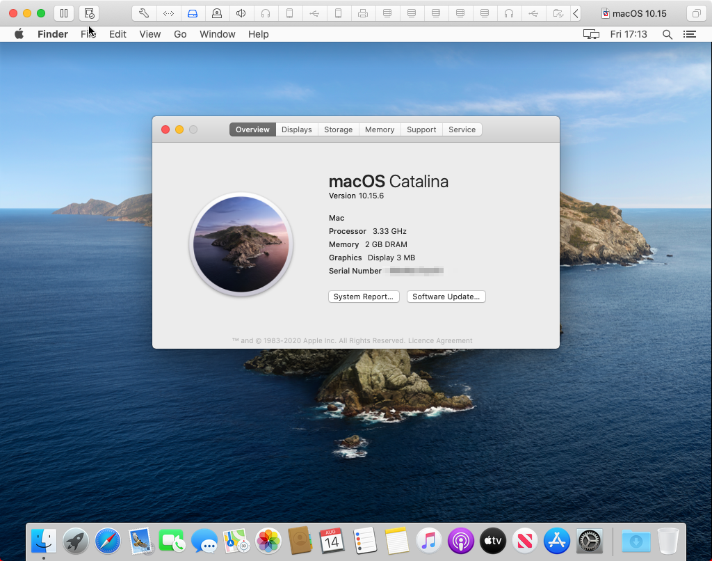 macOS Catalina desktop