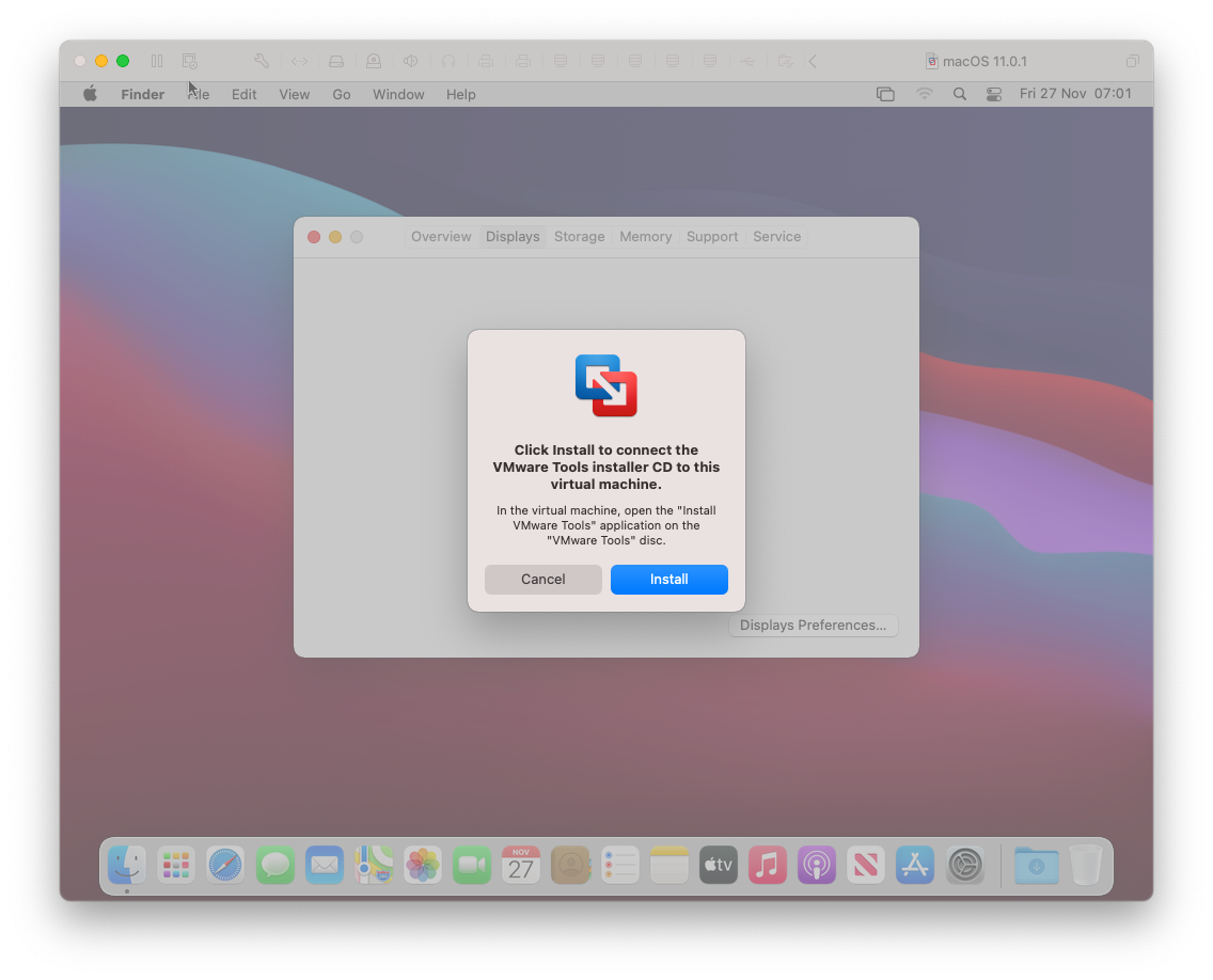 Install VMware Tools