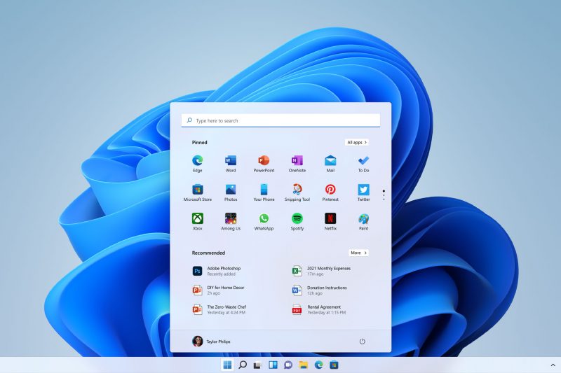 Windows 11 Start - on a Mac in a VM