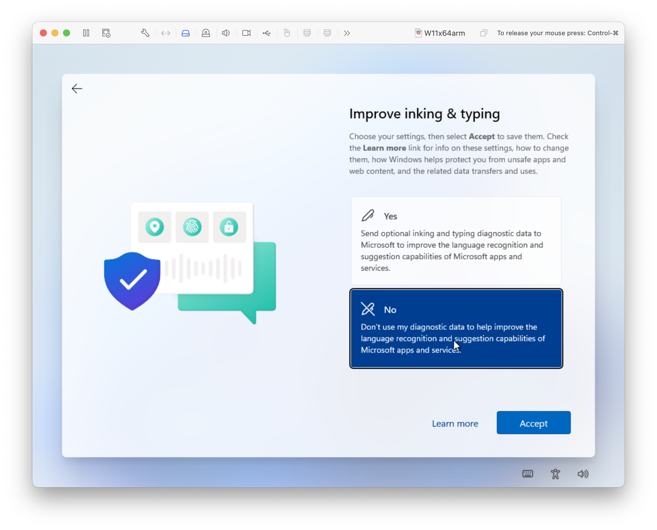 Improve inking & typing