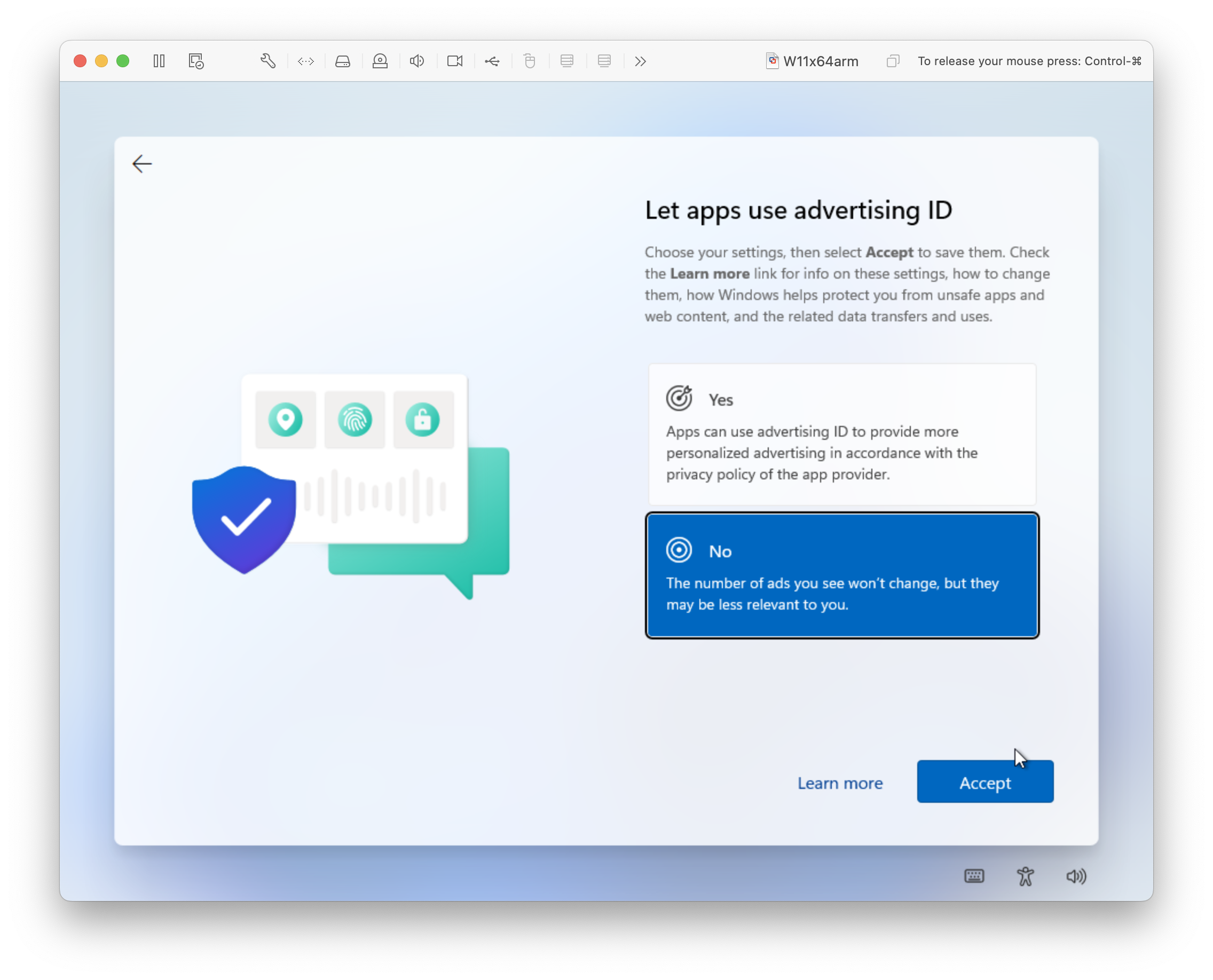 Let apps use advertising ID