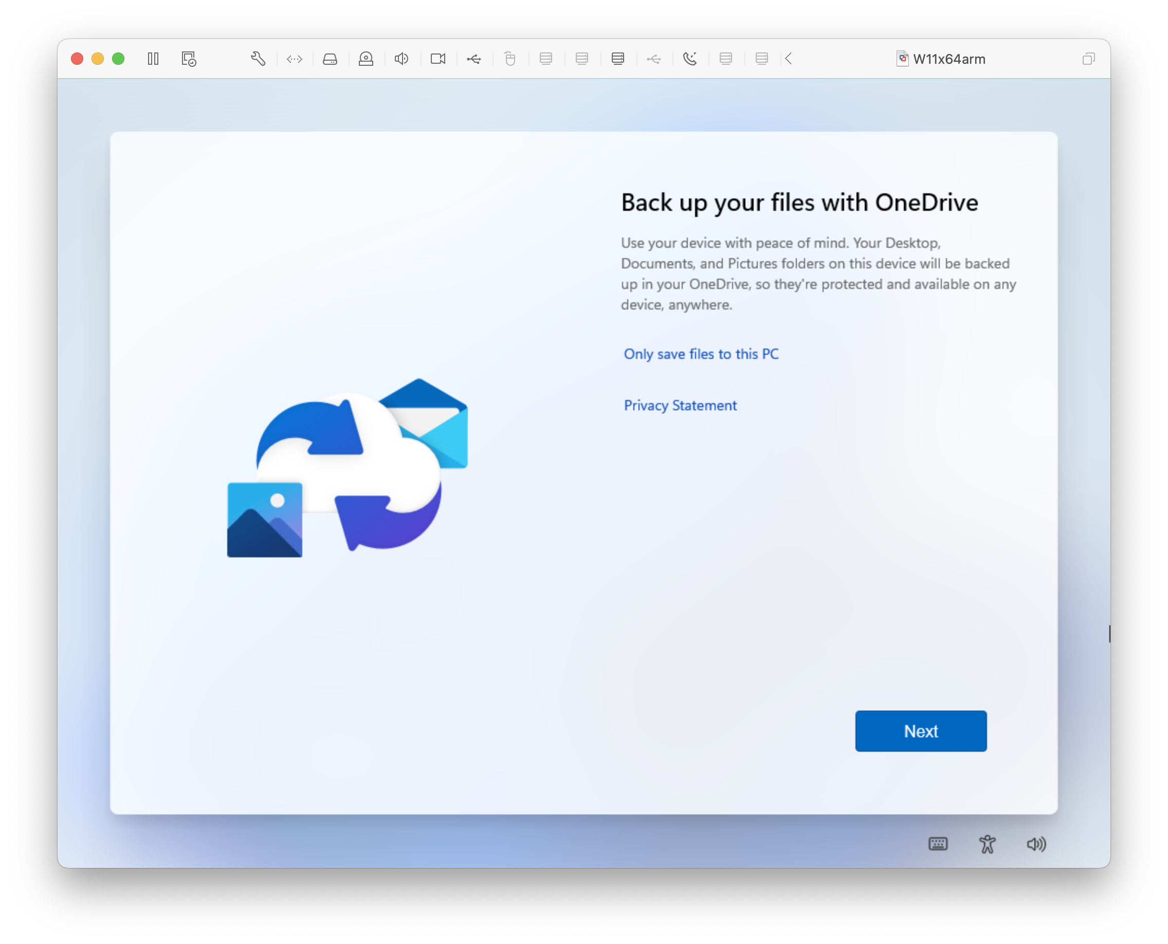 Back up your files with OneDrive