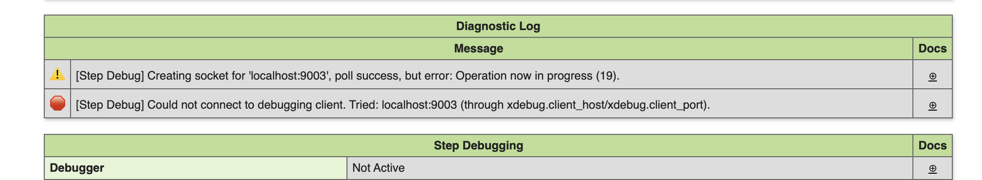 Xdebug 3.4.4 Diagnostics (macOS Sequoia, Homebrew)
